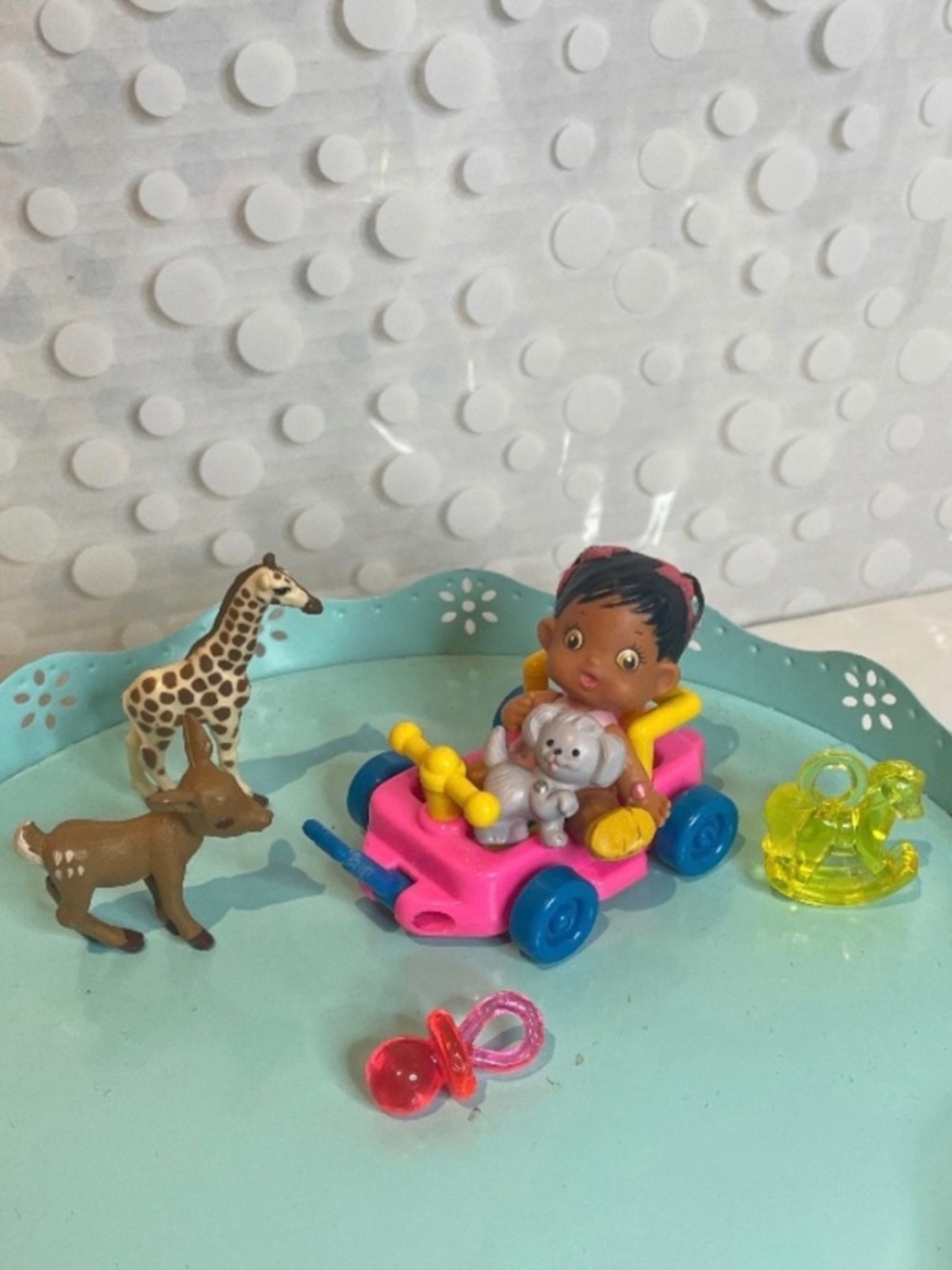Vintage Littlest Pet Shop Baby Buddies with Puppy
